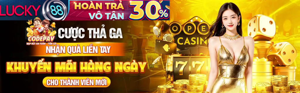 Banner sự kiện đặc biệt Lucky88 tại B88